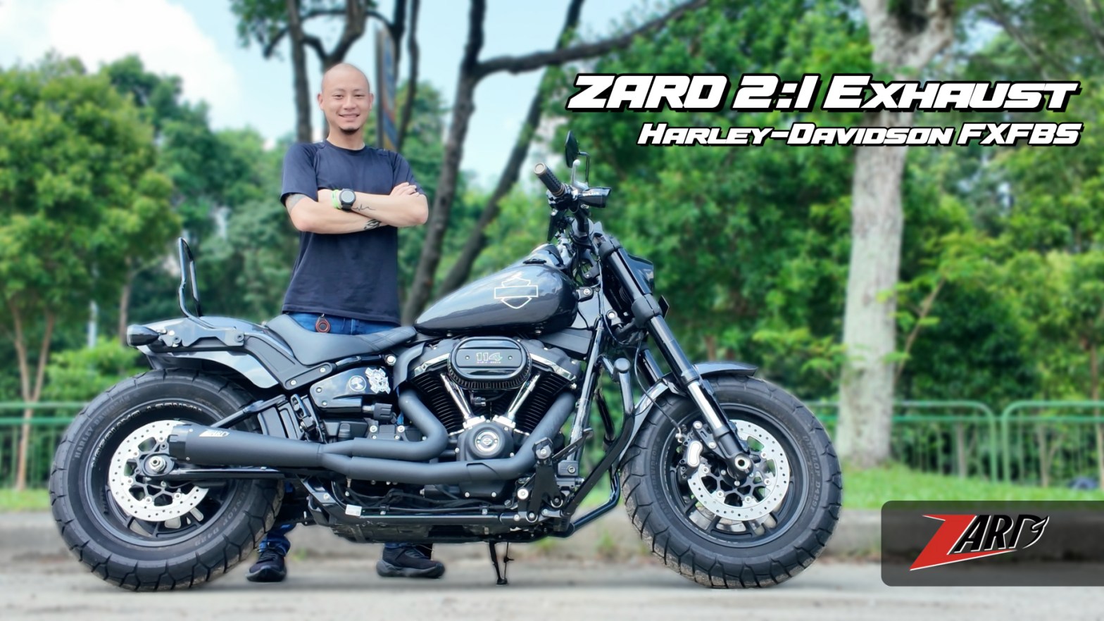 Zard Exhaust - Harley Davidson Fat Bob