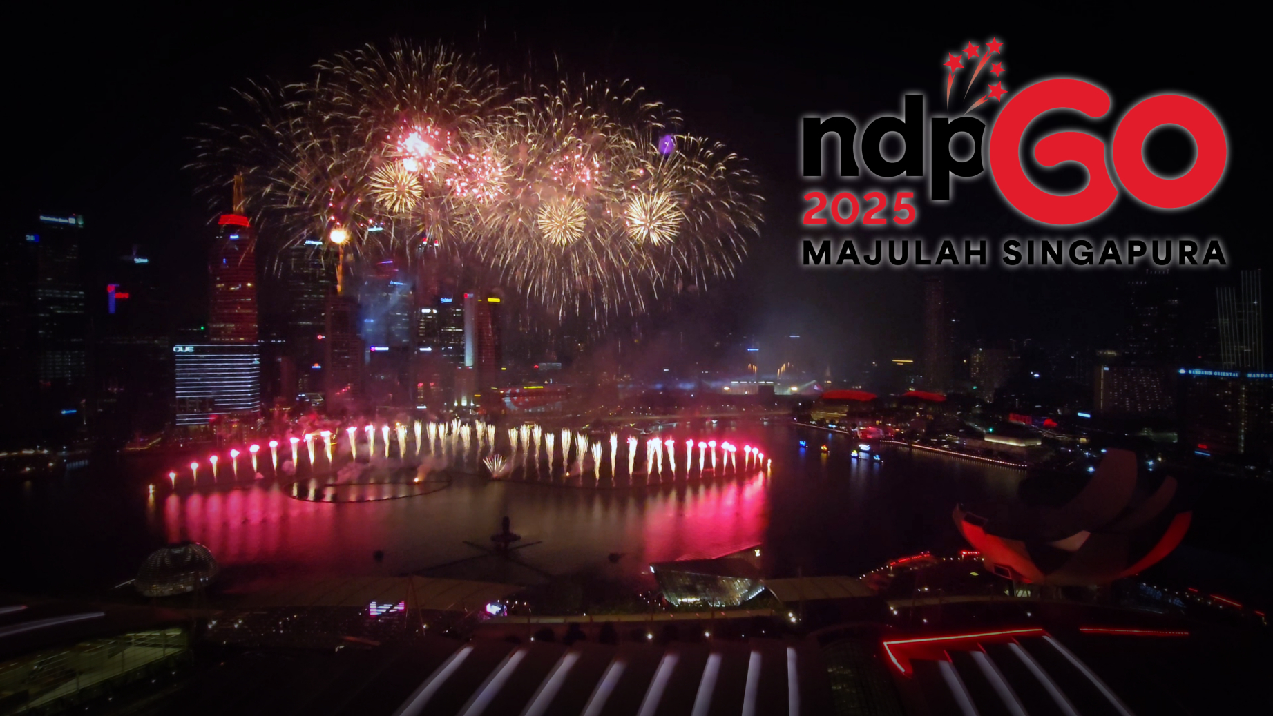 Fireworks / Singapore 60th National Day Parade